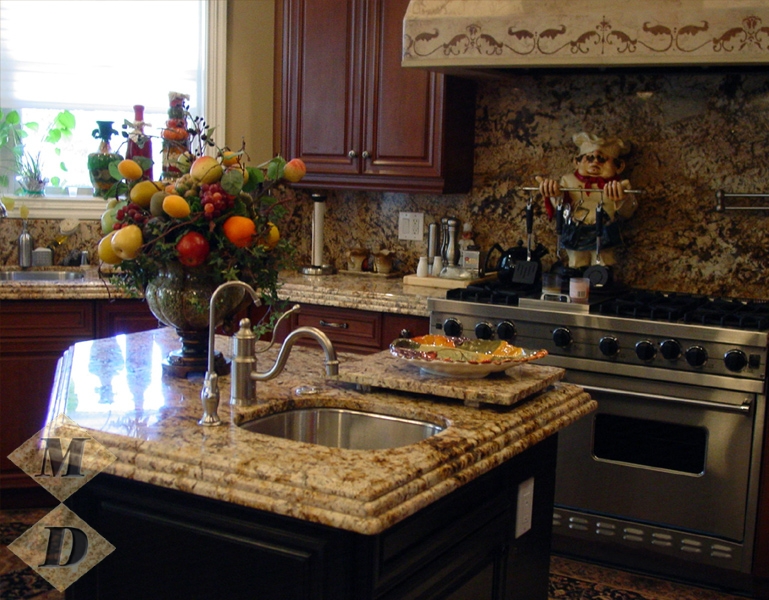 Classic Kitchen Granite Installation Portfolio - A Granite M.D